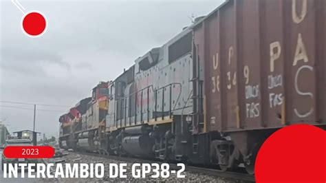 Trenes De CPKC En Reynosa Intercambio De Unidades GP38 2 YouTube