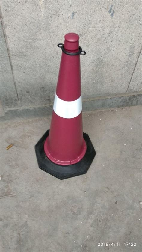 Red Pvc Traffic Cone Mm For Road Safety Kg At Rs In New Delhi