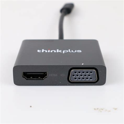 Lenovo Thinkplus Video Adapter Usb Type C To Hdmi 4k Vga 1080p Black