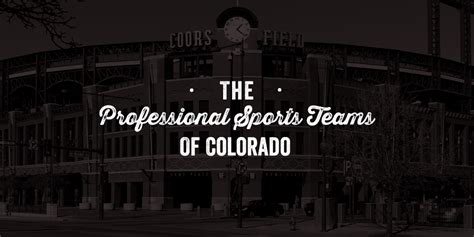 The Professional Sports Teams of Colorado | Giordano's