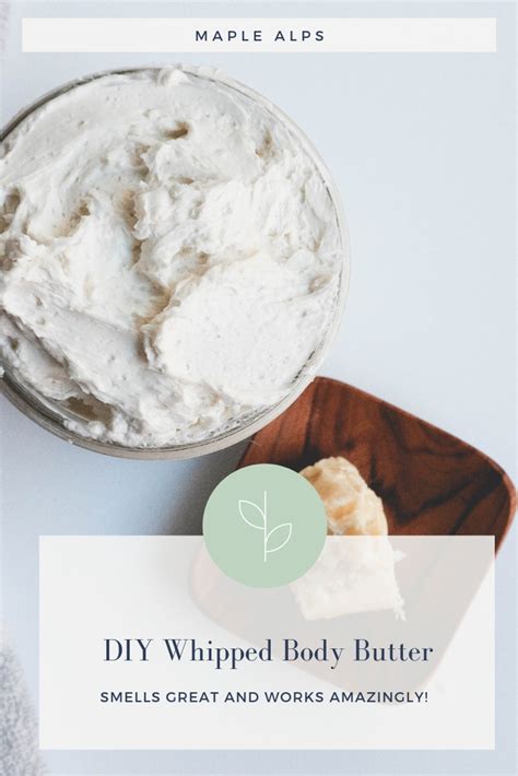 Luxurious Whipped Cocoa Body Butter Maple Alps