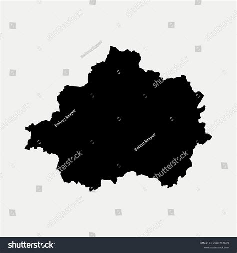 Map Turkey Region Outline Silhouette Vector Stock Vector Royalty Free