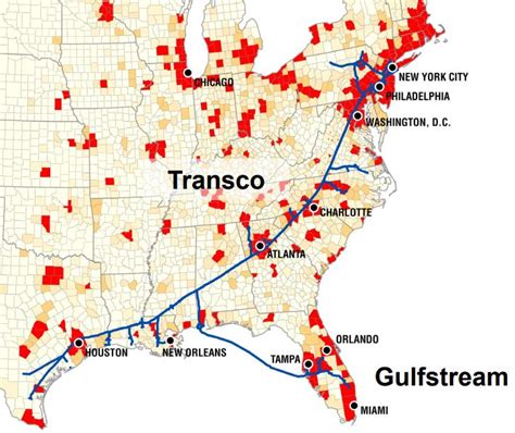 Transco Zone Map