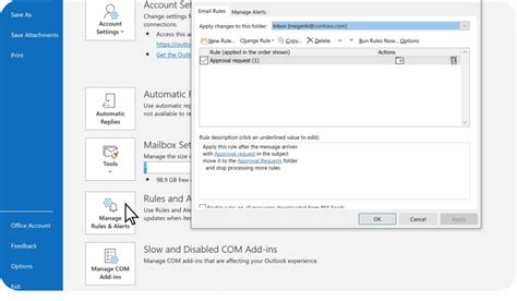 Setting Up Rules In Outlook A Comprehensive Guide To Organize Your