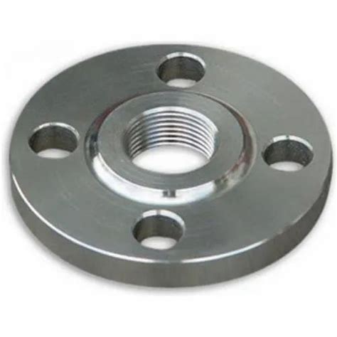 Round Ansi B Stainless Steel Threaded Flanges For Industrial Size