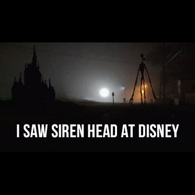 I Saw Siren Head at Disney - Creepypasta