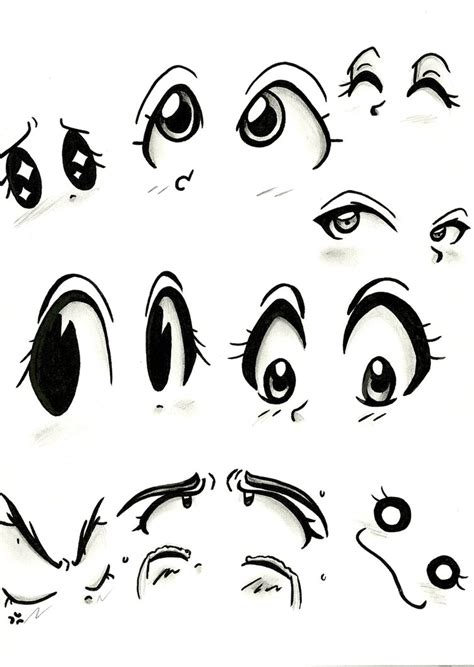 Eye Expressions Drawing at GetDrawings | Free download