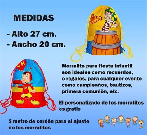 Morralito Dulcero Bolo Fiesta Infantil El Chavo En Venta En Toluca