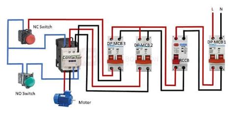 Motor starter wiring diagram | Circuit diagram, Wire, Diagram