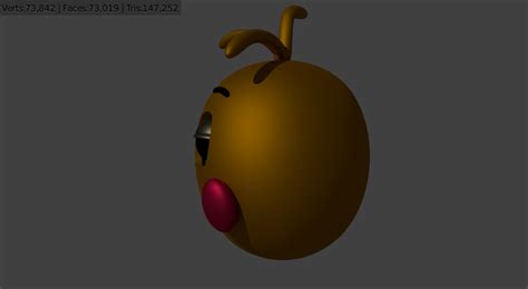 Free 3ds Model Toy Chica Head Fnaf