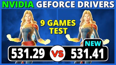 Nvidia Drivers 531 29 Vs 531 41 Test In 9 Games Rtx 3080 5600x