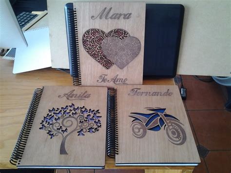 Libreta Profesional Con Pasta De Madera Personalizadas Mercado Libre