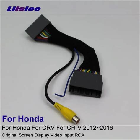 Liislee 32 Pins Adapter Wire Rear View Camera For Honda For Crv For Cr