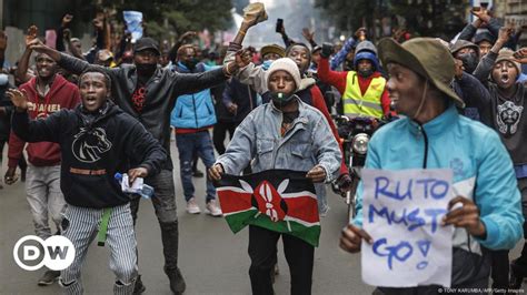 De nouvelles manifestations prévues au Kenya DW 22 07 2024