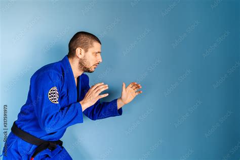 Brazilian Jiu Jitsu Bjj Caucasian Athlete Instructor Professor Or