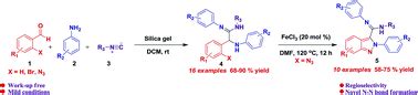 Silica gel promoted environment friendly synthesis of α amino amidines