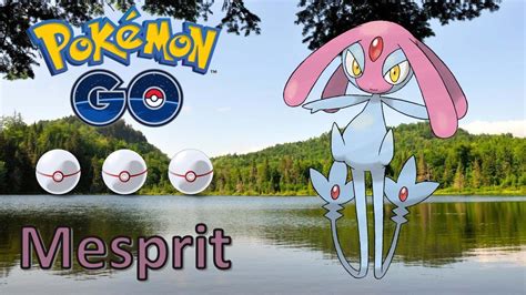 Pokémon Go Reide de Mesprit três contas Trio Raid Mesprit