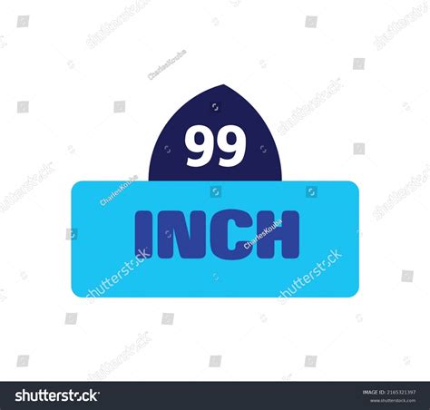 Inch Sign Vector Illustration On White Stock Vector (Royalty Free) 2165321397 | Shutterstock