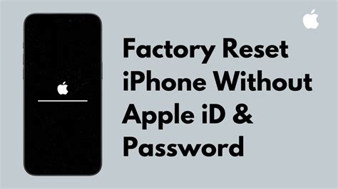 How To Factory Reset Iphone Without Apple Id Password 2024 Youtube