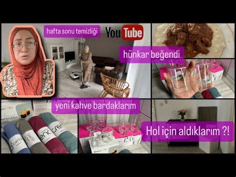 Hafta sonu temizliğikuaför günühünkar beğendihol tadilatı eksik