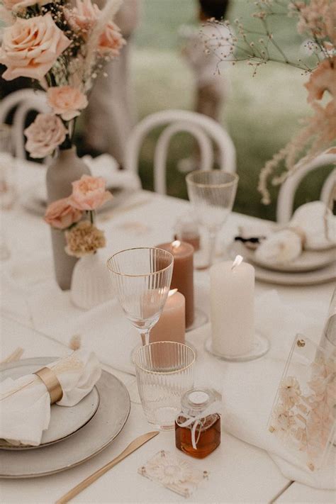 Natural Glam Eine Moderne Gartenhochzeit Wedding Table Wedding