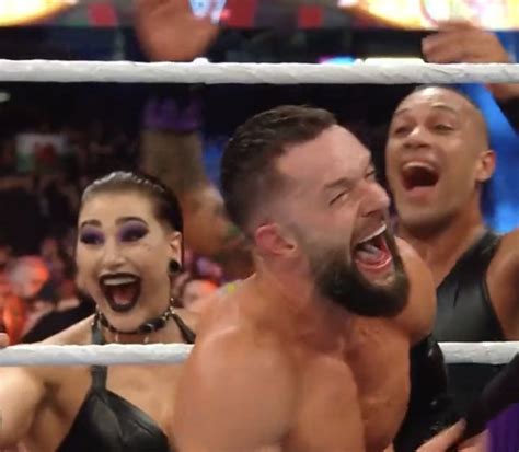 Rhea Ripley Finn Balor And Damian Priest