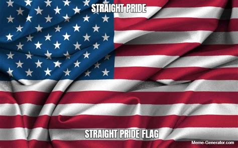 STRAIGHT PRIDE... STRAIGHT PRIDE FLAG - Meme Generator