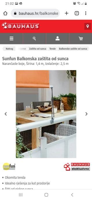 Balkonska Zaštita Od Suncabauhaus