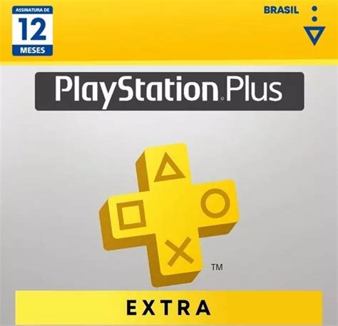 Playstation Plus Extra 12 Meses Brasil Assinatura Gift Card Escorrega