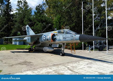 Dassault Mirage B Of French Air Force Taxiing On The Runway