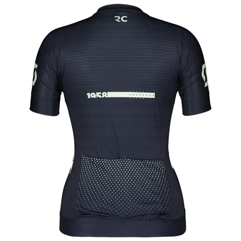 Scott Maillot Manches Courtes Femme Rc Pro Bleu Fonc