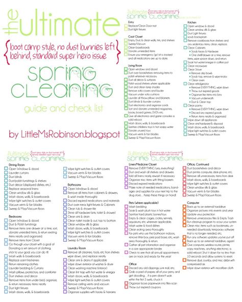 20 Free Cleaning Printables Busy Moms Helper