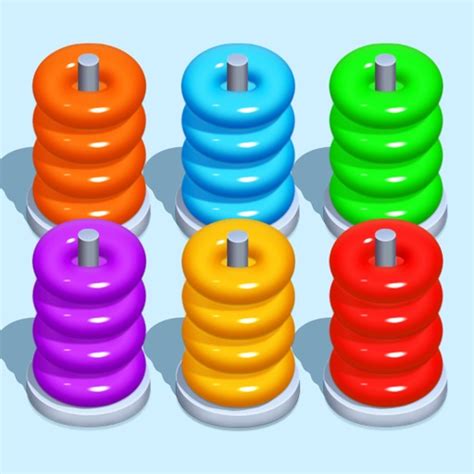 Color Hoop Stack Sort Ring By Mrudul Babariya