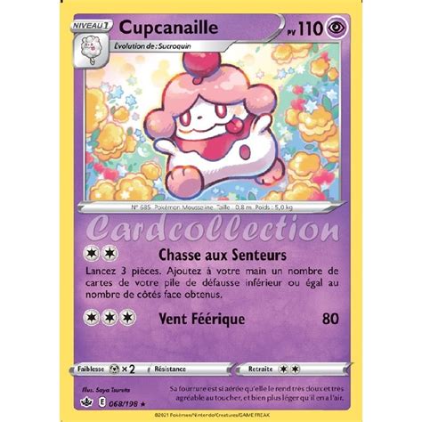 Cupcanaille Pv Carte Pok Mon Reverse Rare Neuve Vf