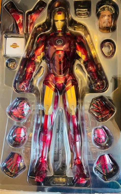 Hottoys Hot toys Iron Man 2 Mark IV 1 6 figure 興趣及遊戲 玩具 遊戲類 Carousell