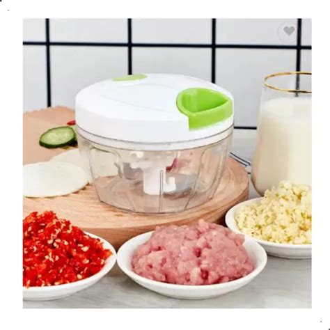 Mini Processador Alimentos Triturador Manual 3 Lâminas 500ml MercadoLivre