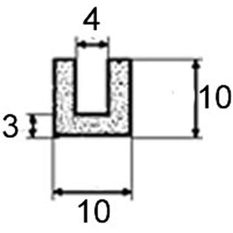 Moosgummiprofil Nr Qualit T Epdm Schwarz Kaufen Bei