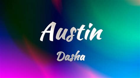 Dasha Austin Karaoke Version Youtube