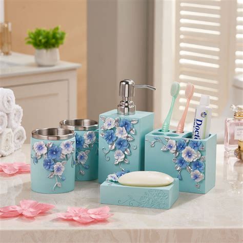 Home European Romantic Manor Simple Resin 5 Pcs Bathroom Set China