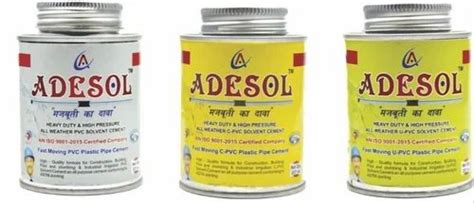 Adesol Cpvc Solvent Cement Ml Tin At Rs In Ahmedabad Id