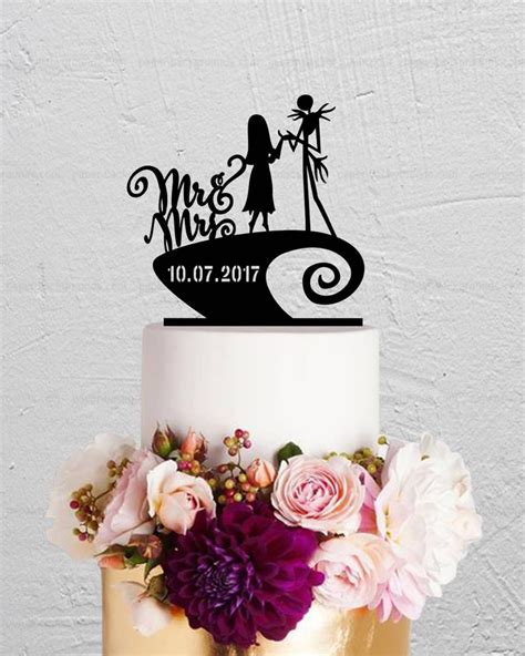 Jack and Sally Cake Topper,wedding Cake Topper,wedding Decoration,jack ...