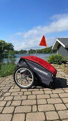 Schwinn Day Tripper Cargo Trailer Compact Storage Red Gray Universal 13