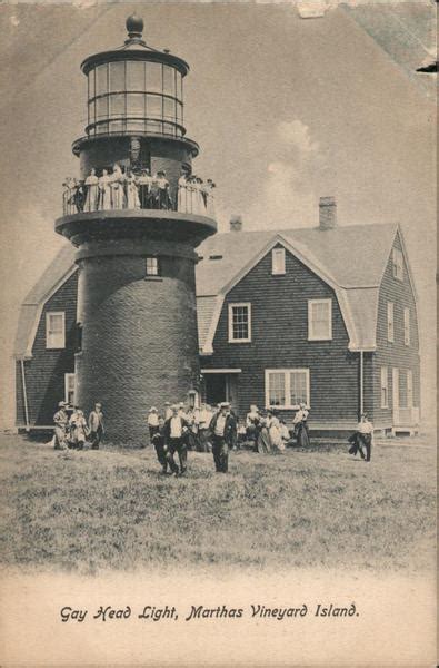 Gay Head Light Martha S Vineyard MA Postcard