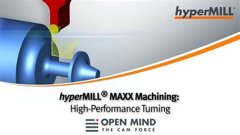 HyperMILL MAXX Machining High Performance Turning MILL TURN CAM