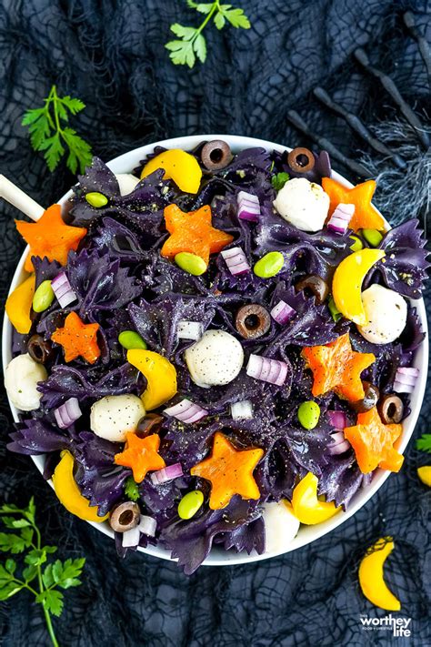 Halloween Pasta Salad Recipe Halloween Food Idea