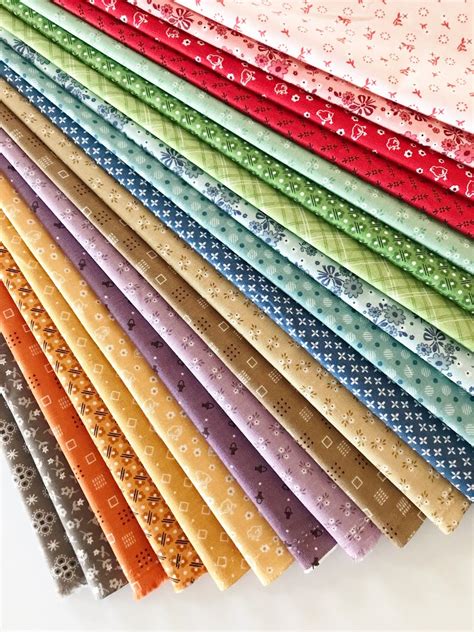 Lori Holt Calico Fabric Fat Quarter Bundle 20pc Bundle Etsy