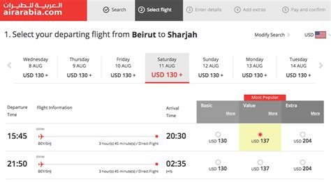 Flight Review: Air Arabia – Beirut to Sharjah