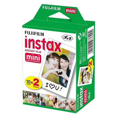 Buy Fujifilm Instax Mini 2 Pack Of 10 Film Sheets Glossy Finish