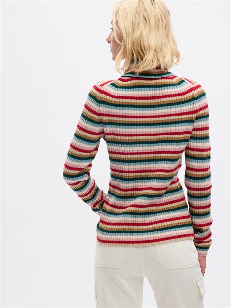 Cashsoft Rib Turtleneck Sweater Gap