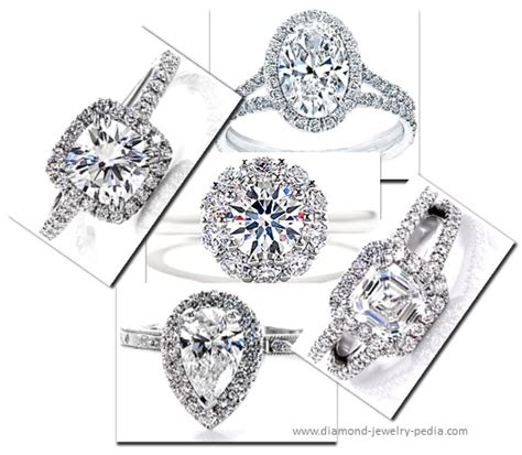 Halo Setting Engagement Ring